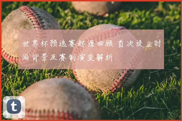 世界杯预选赛起源回顾 首次设立时间背景及赛制演变解析